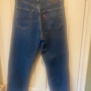 Levi Jeans - Ribcage Straight Ankle button fly